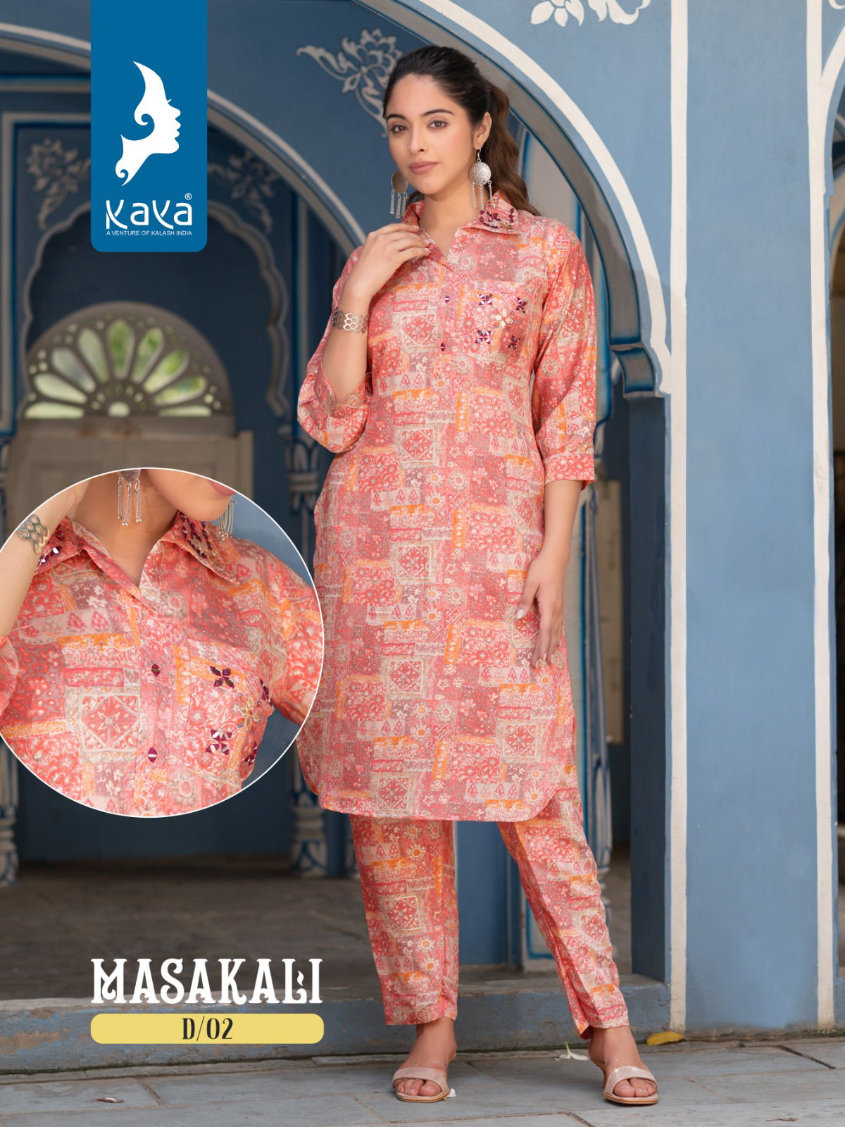 Masakali By Kaya Printed Kurti With Bottom Catalog